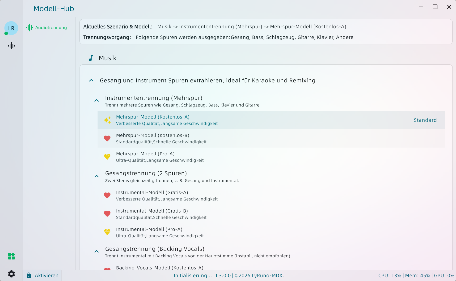 Audio oder Video verarbeiten