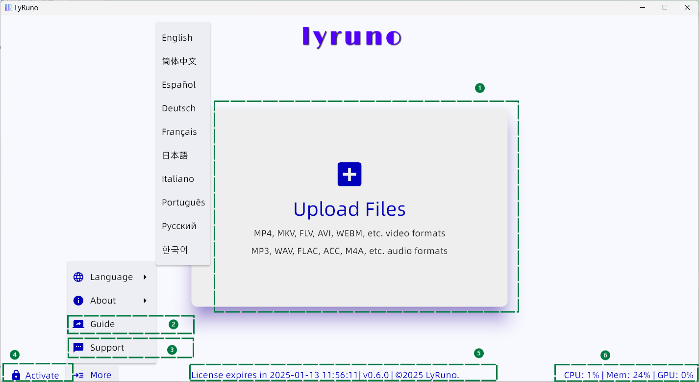 LyRuno homepage